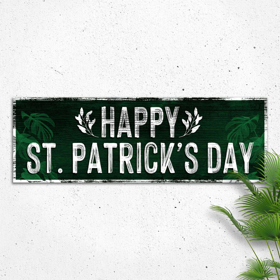 Happy St. Patrick's Day Sign III