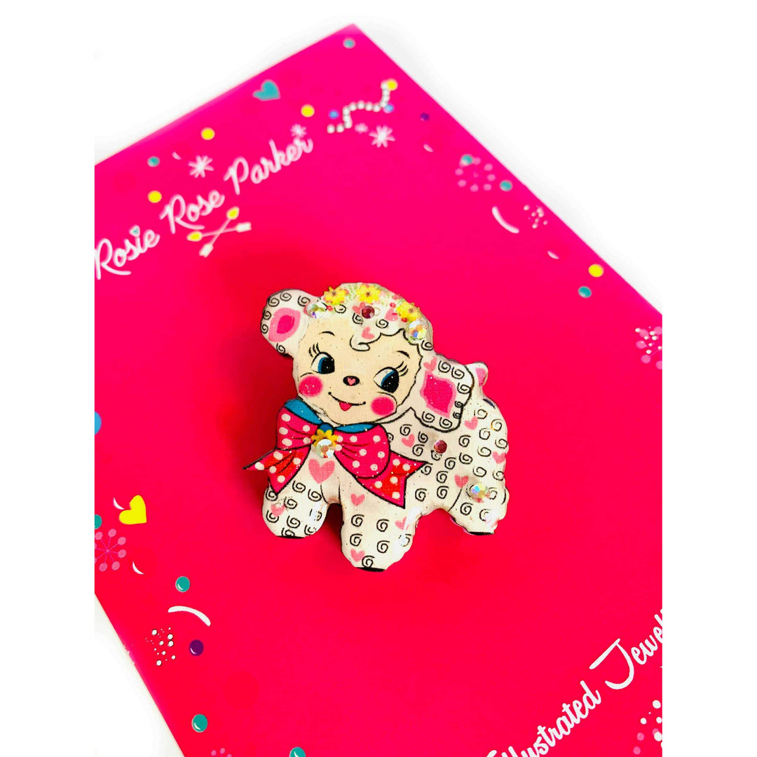 Harry the Little Lamb Brooch