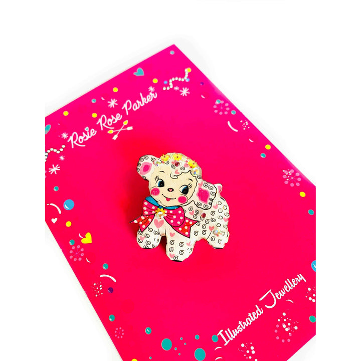Harry the Little Lamb Brooch