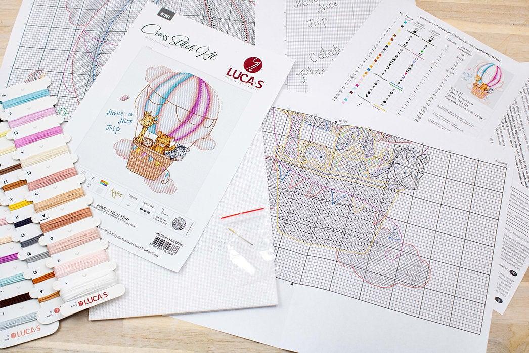 Have a nice trip B1191L Counted Cross-Stitch Kit