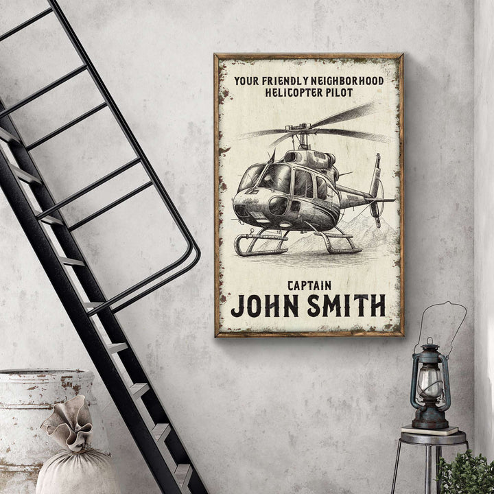Helicopter Pilot Name Sign