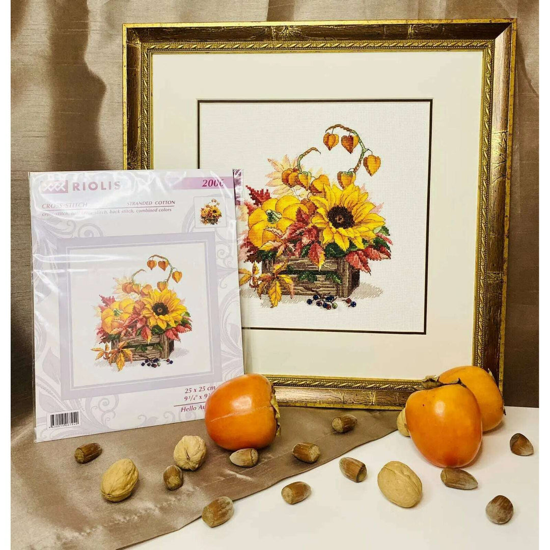 Hello Autumn R2006 Counted Cross Stitch Kit