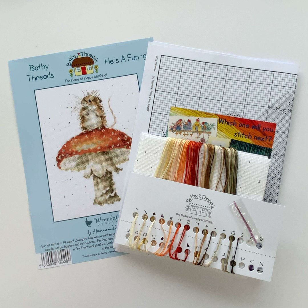 He's A Fun-gi XHD74 Counted Cross Stitch Kit
