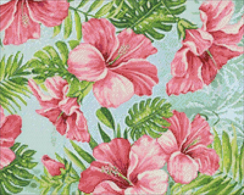 Hibicus Paradise CS2575 19.7 x 15.8 inches Crafting Spark Diamond Painting Kit