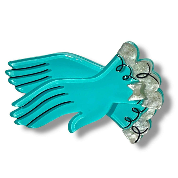 High Society Hands Mini Brooch by Asia Ellington x Lipstick & Chrome – view 2