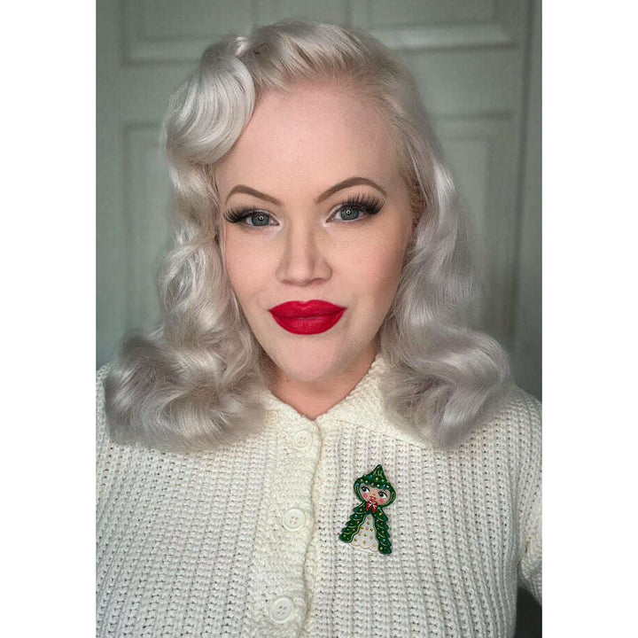 Holly Howard Tree Girl Brooch by Lipstick & Chrome x 50s Vintage Dame – view 4