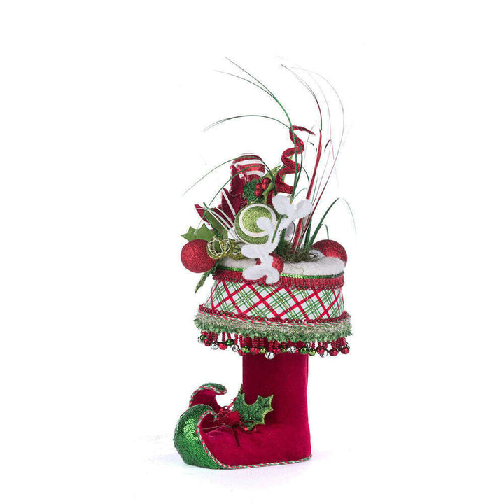 Holly Woods Elf Boots Tabletop Container by Katherine's Collection image 1