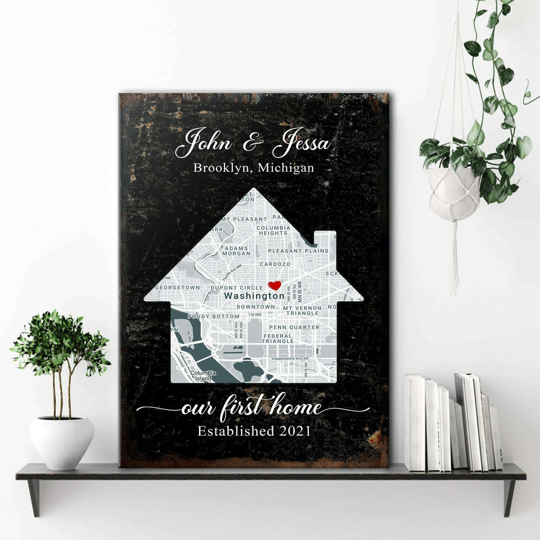 Home Map Sign