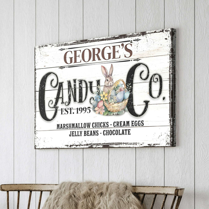 Honey Bunny Candy Company Sign II