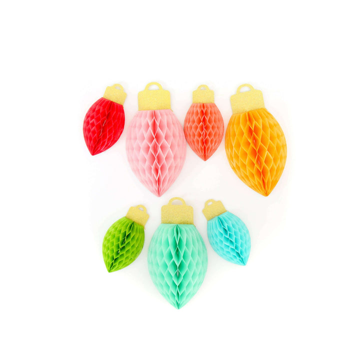 Honeycomb Light Bulb Gift Topper Set