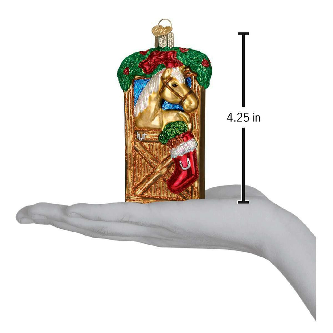 Horse In Stall Ornament