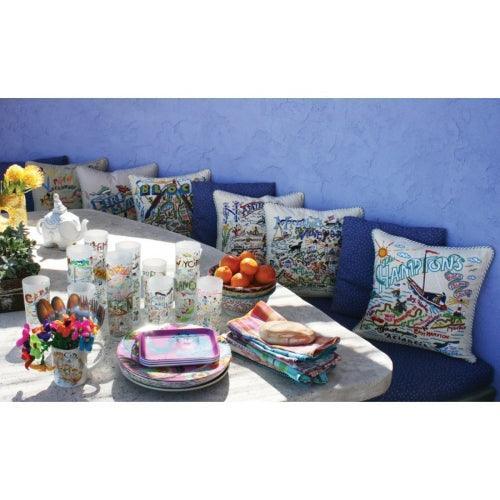 Hudson Valley Hand-Embroidered Pillow - Quirks!