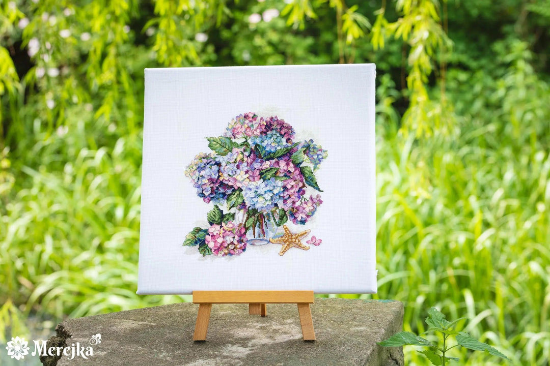 Hydrangea K-178 Counted Cross-Stitch Kit