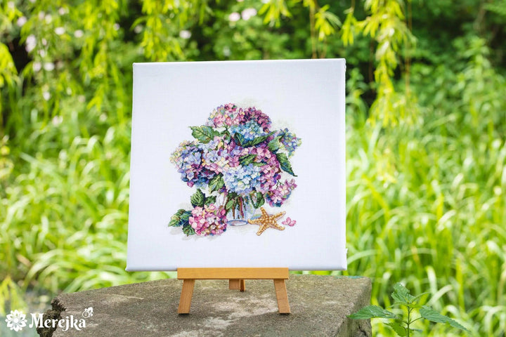 Hydrangea K-178 Counted Cross-Stitch Kit