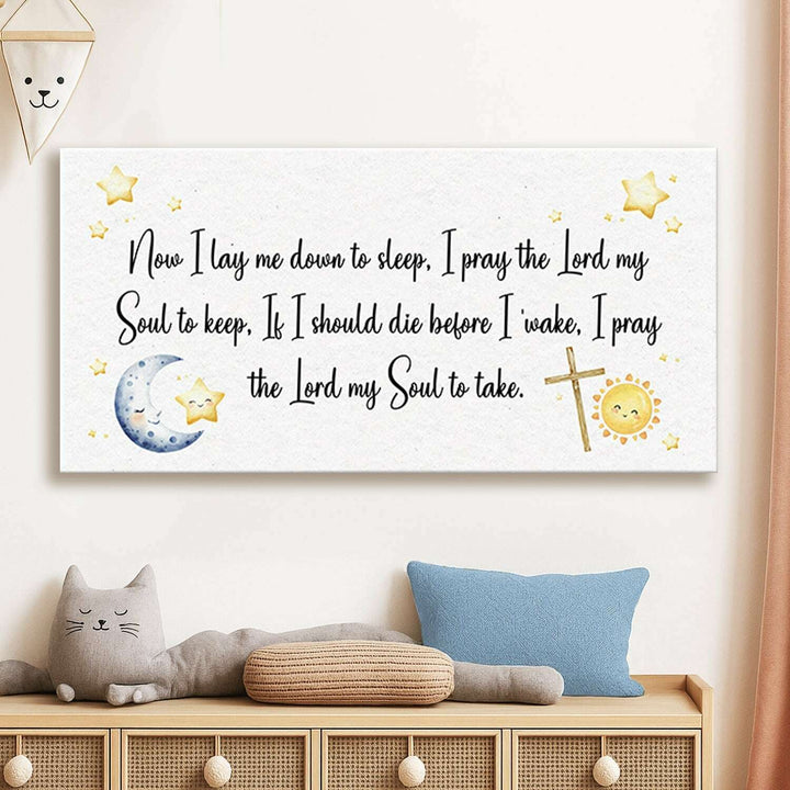 I Lay Me Down To Sleep Faith Sign