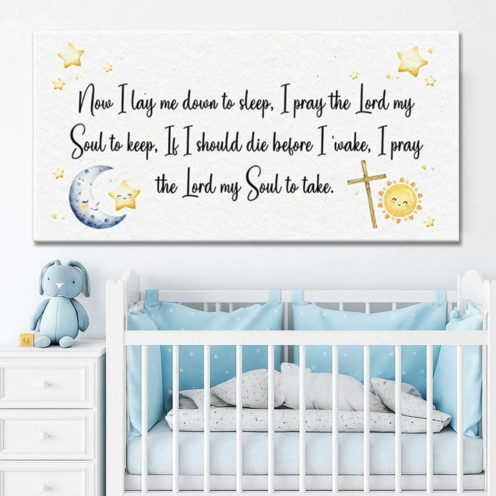 I Lay Me Down To Sleep Faith Sign