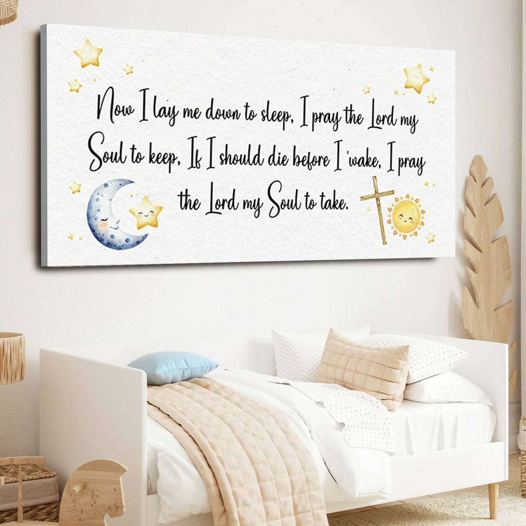 I Lay Me Down To Sleep Faith Sign