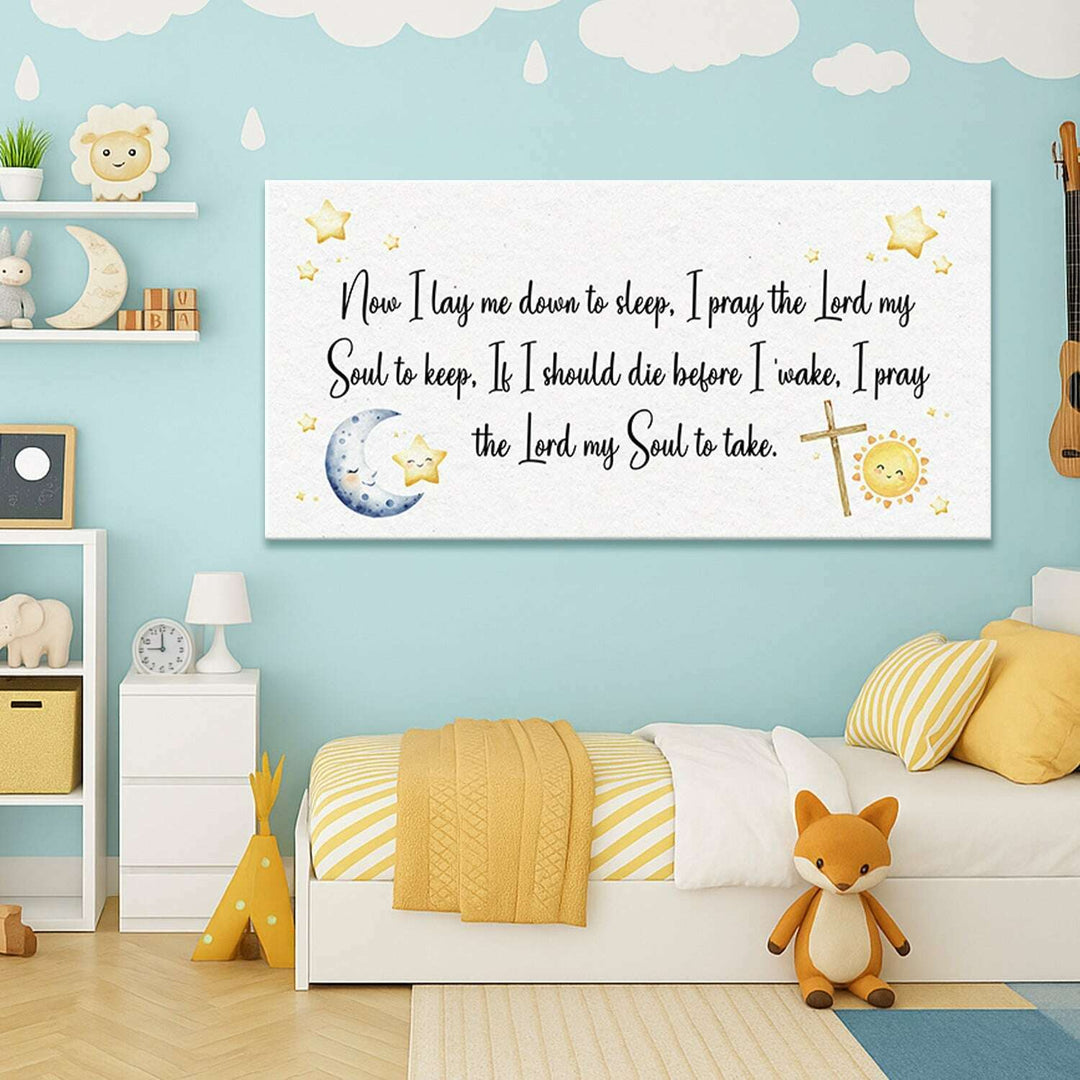I Lay Me Down To Sleep Faith Sign