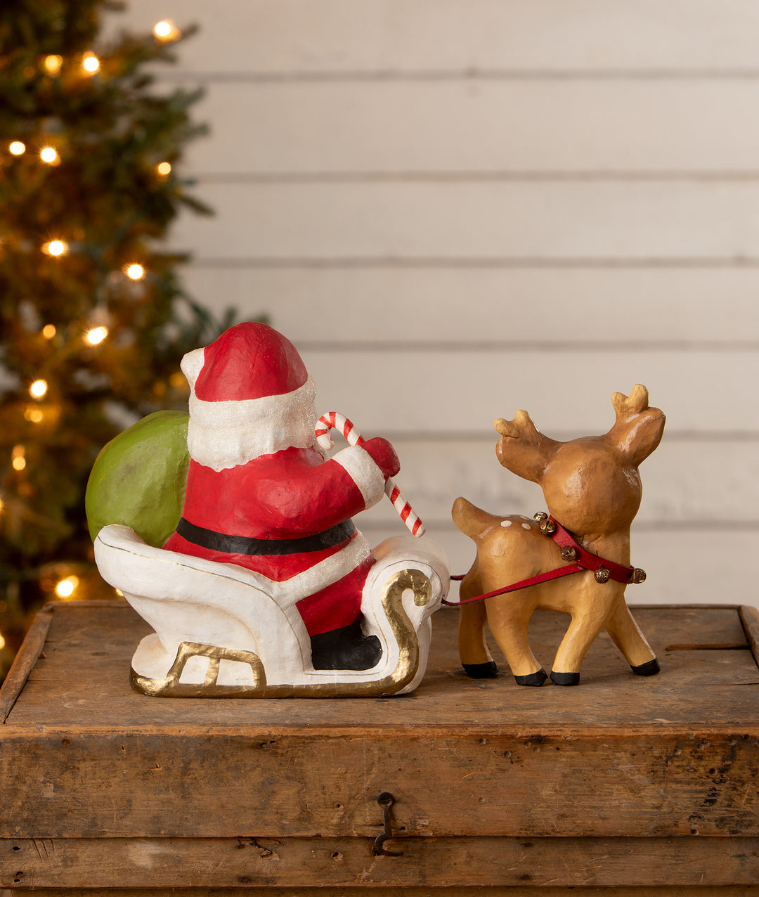 Santa's Reindeer and Sleigh by Bethany Lowe Designs, image 6