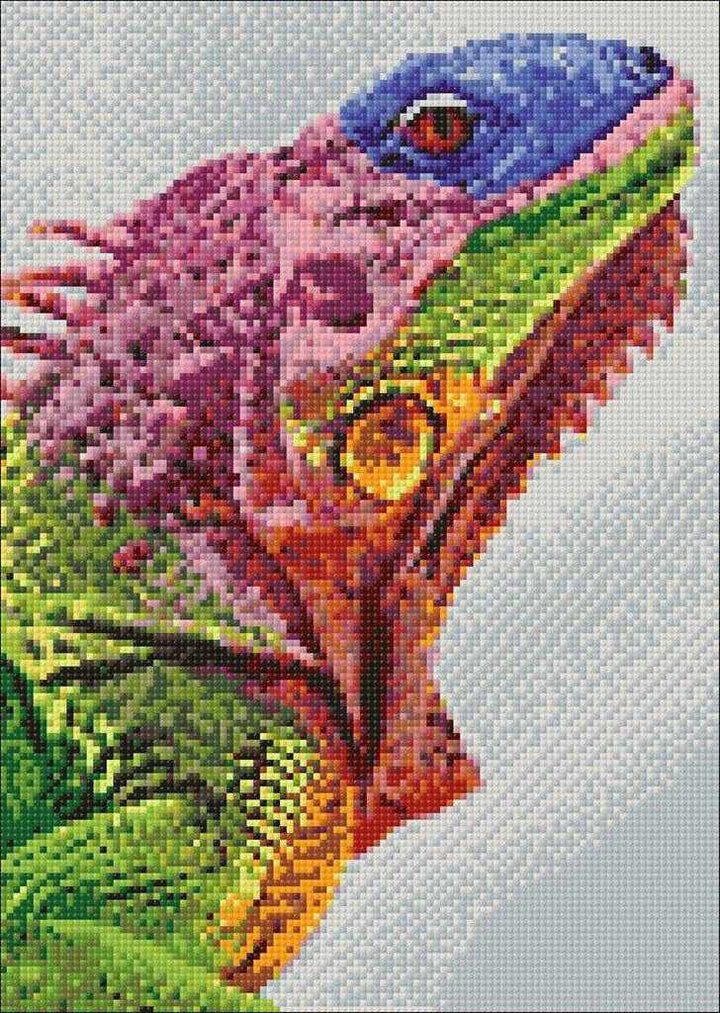 Iguana WD065 10.6 x 14.9 inches Wizardi Diamond Painting Kit