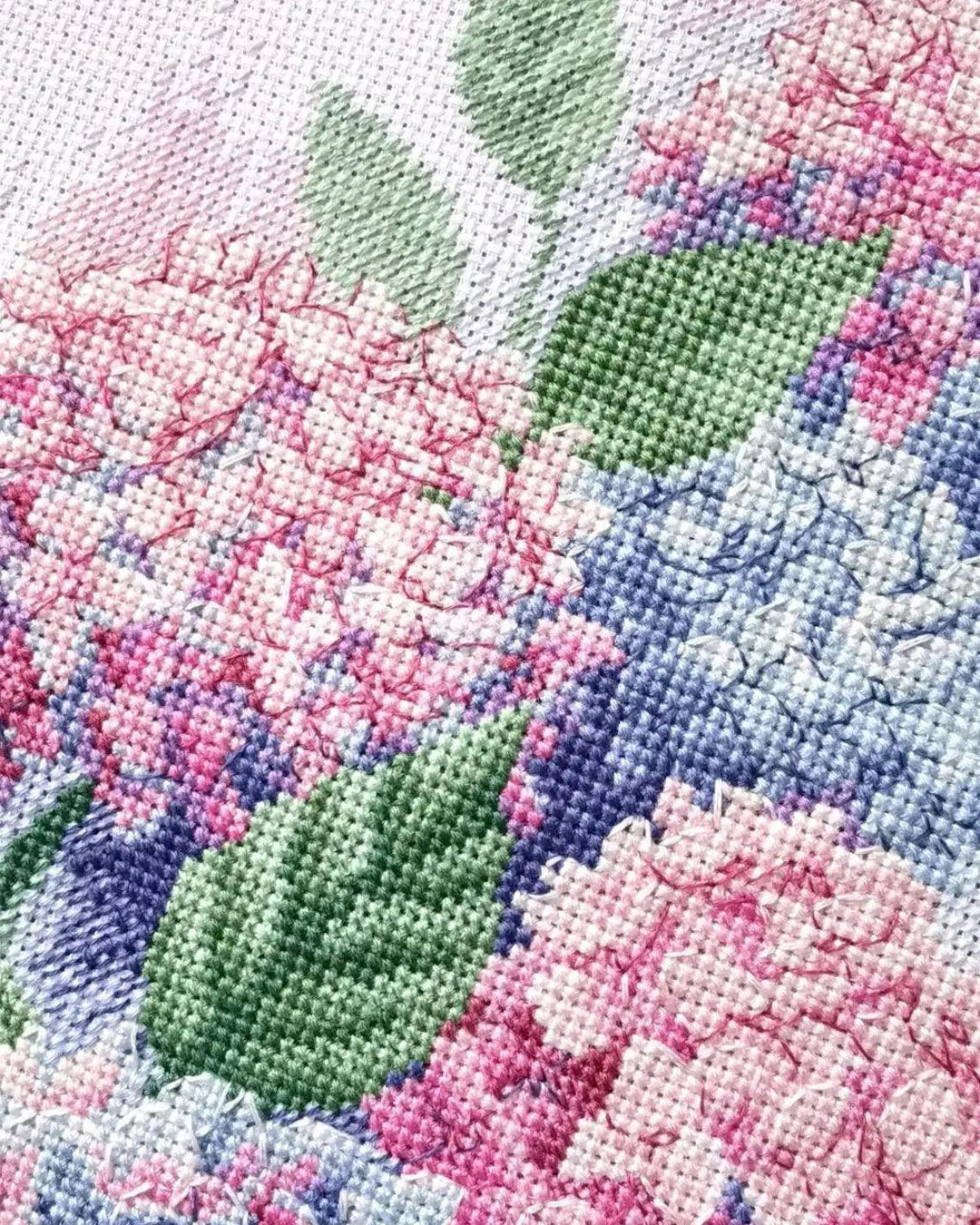Graceful Hydrangeas R2139 Counted Cross Stitch Kit