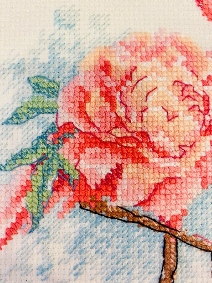 Blooming Flamingo R2117 Counted Cross Stitch Kit