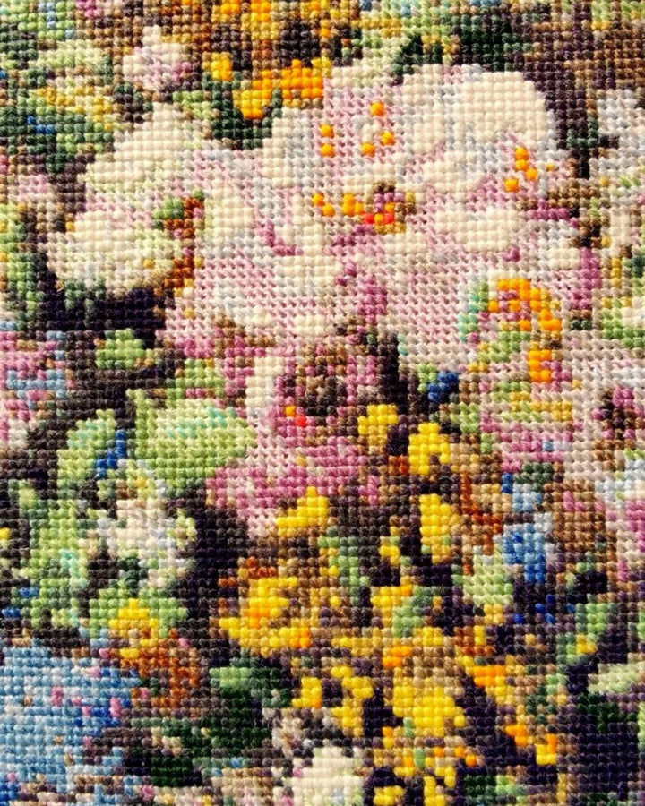 Spring Bouquet after P. A. Renoir's Painting R2137 Counted Cross Stitch Kit