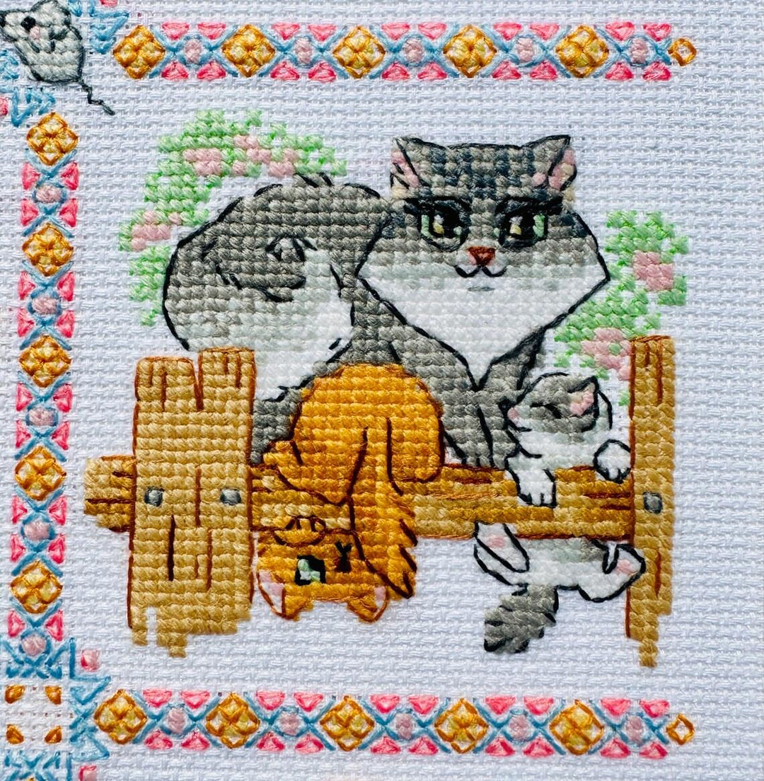 Cat Calendar R2136 Counted Cross Stitch Kit