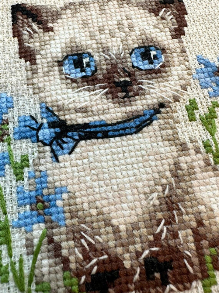 Siamese Kitten R2118 Counted Cross Stitch Kit