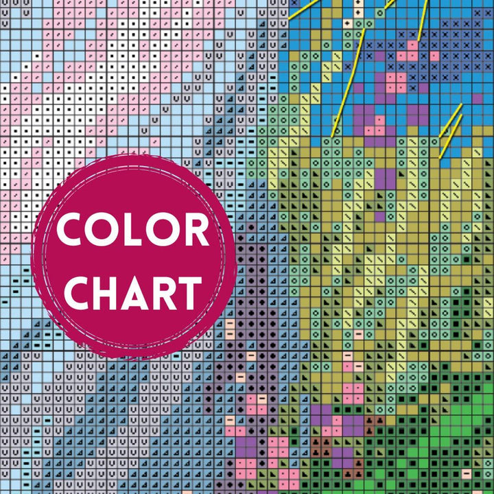 Spring Glow. Crocuses R2190 Counted Cross Stitch Kit