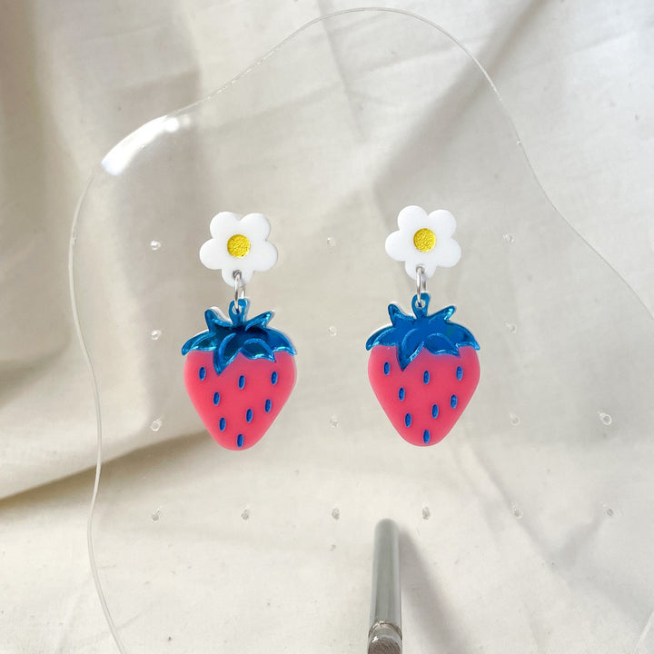 Strawberry Acrylic Earring