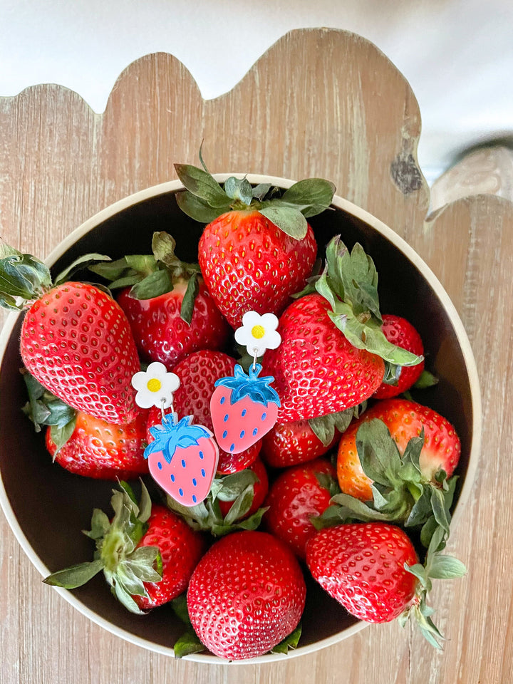 Strawberry Acrylic Earring