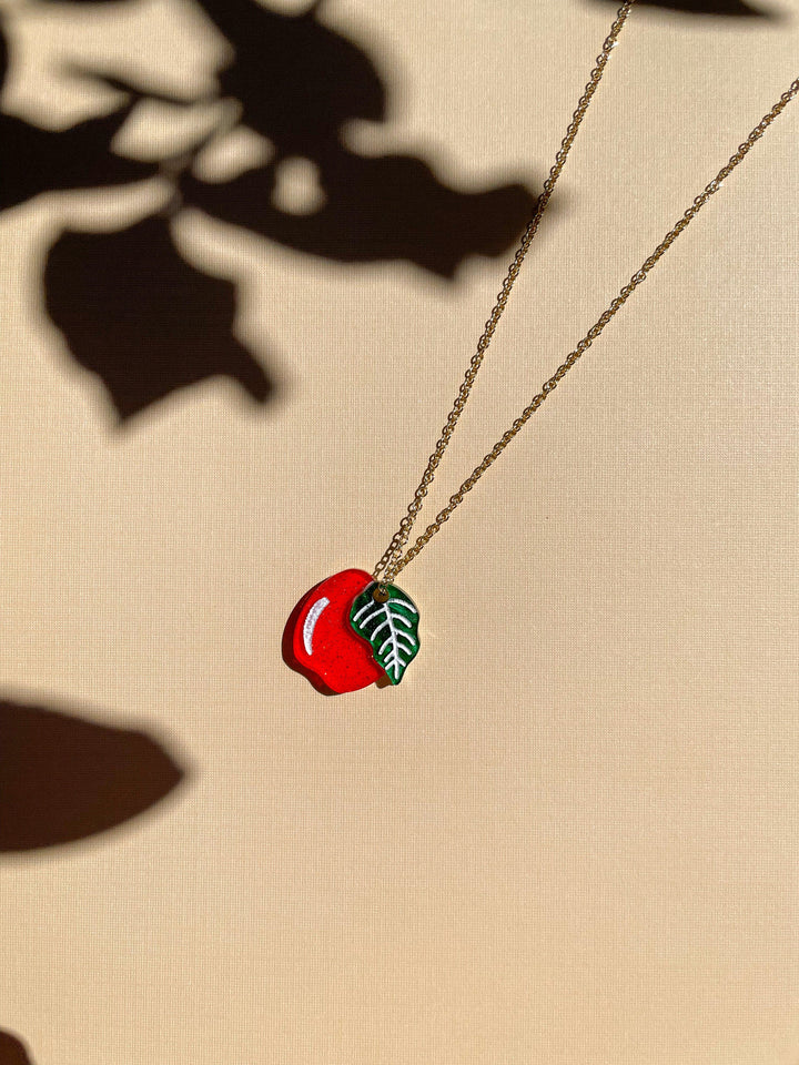 Mini Apple Necklace
