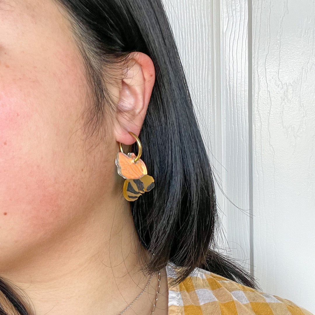 Bumble Bee Hoops