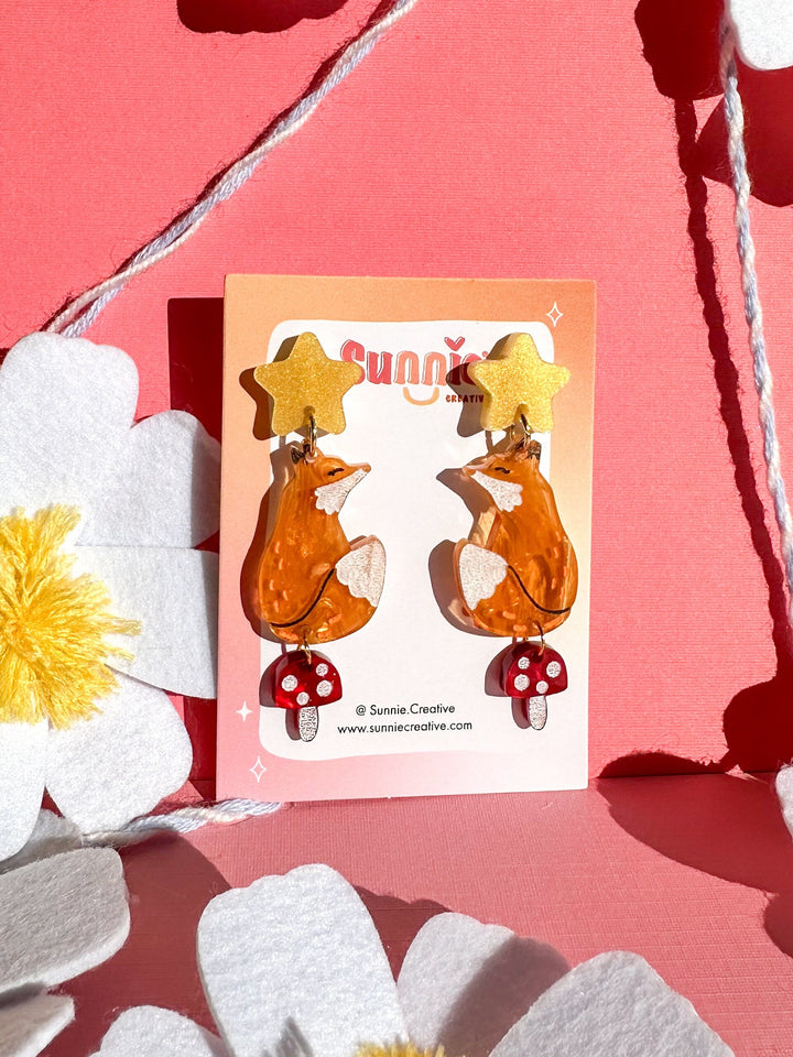 Finn the Fox Earrings