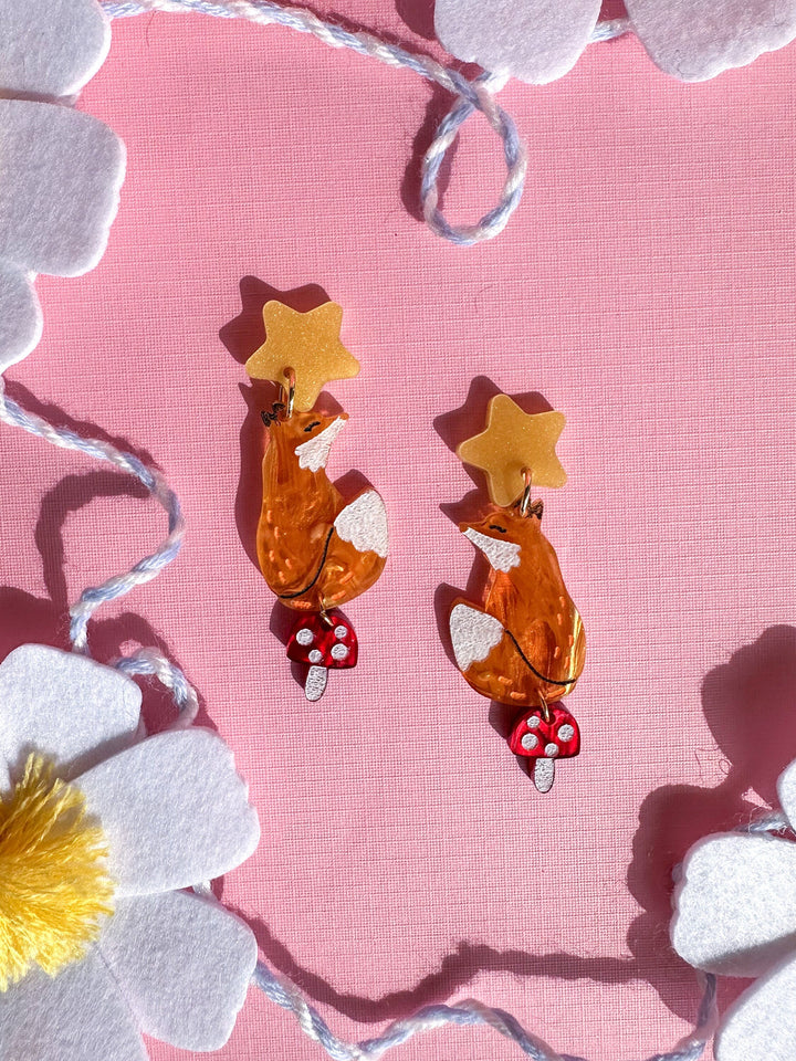 Finn the Fox Earrings