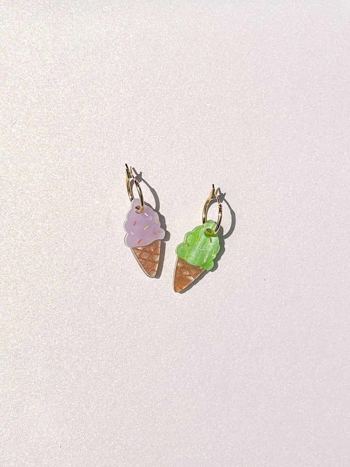 Ice Cream Cone Earrings