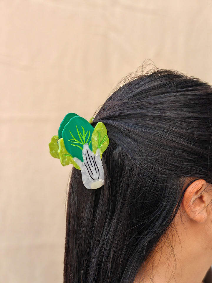 Bok Choy Hair Claw Clip