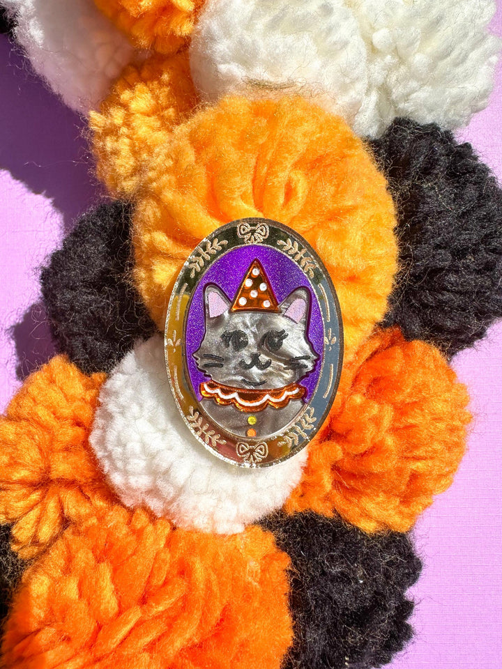 Halloween Animal Portraits Frame Magnet/Brooch