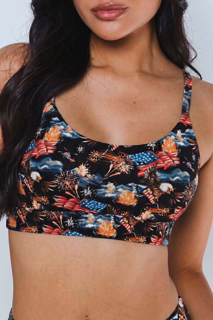 The Declaration | Americana Eagles Boob Hammock™ Scoop Bralette
