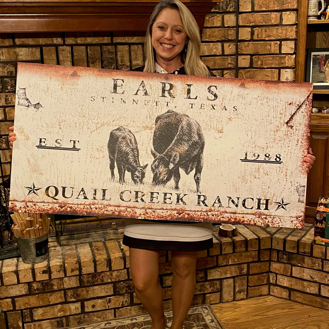 Angus Ranch Sign