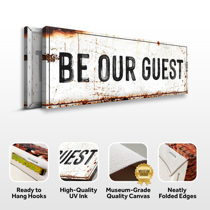Be Our Guest Sign V