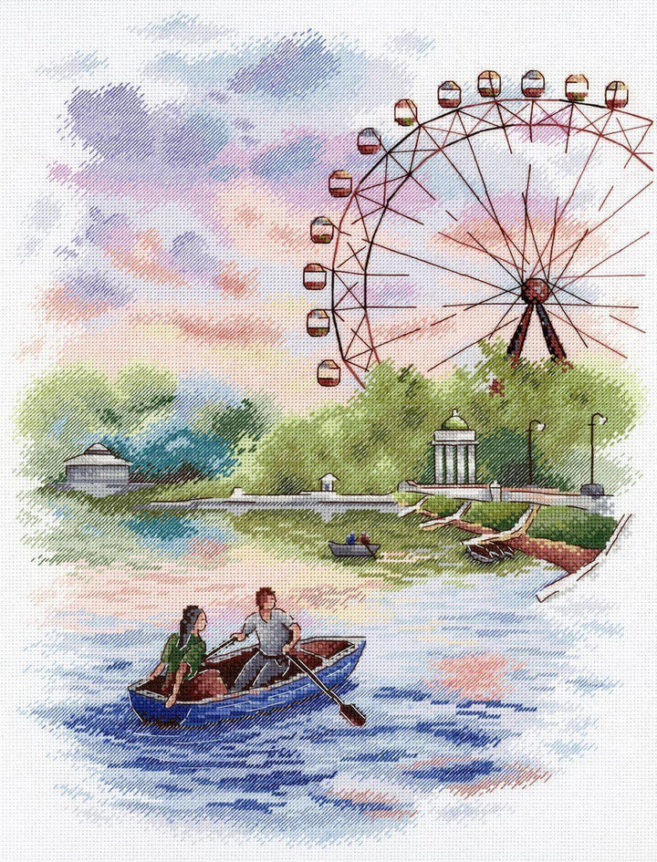 In the Park SNV-748 Counted Cross Stitch Kit