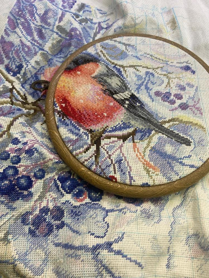 In the Snowing Forest SNV-665 Counted Cross Stitch Kit