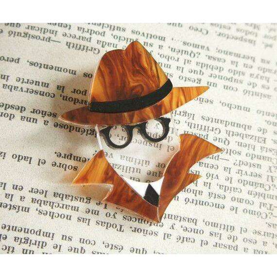 Invisible Man Brooch By LaliBlue - Quirks!