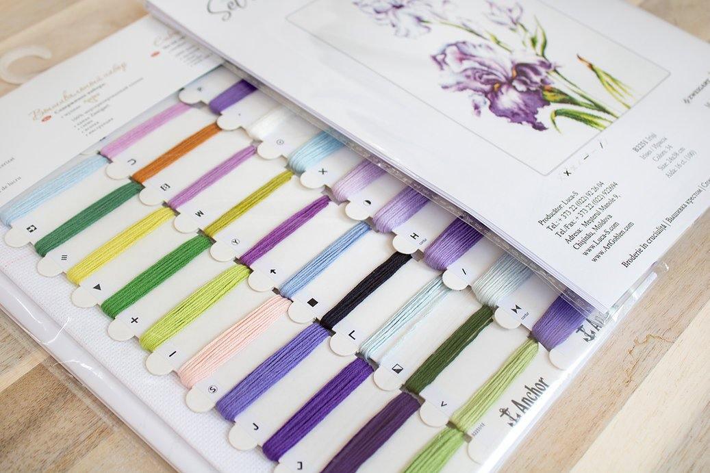 Irises B2251L Counted Cross-Stitch Kit