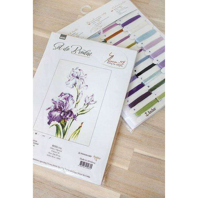 Irises B2251L Counted Cross-Stitch Kit