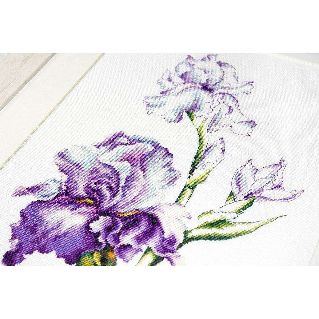 Irises B2251L Counted Cross-Stitch Kit