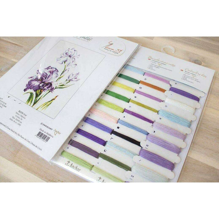 Irises B2251L Counted Cross-Stitch Kit