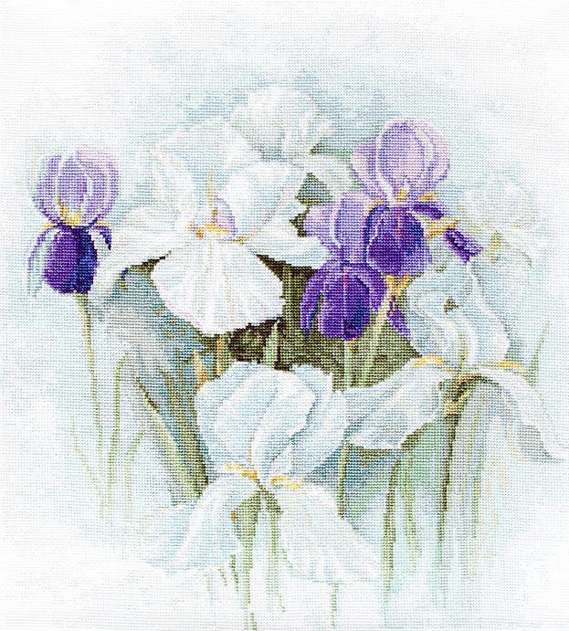 Irises B2367L Counted Cross-Stitch Kit